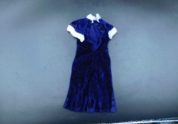 blue velvet dress maddie a